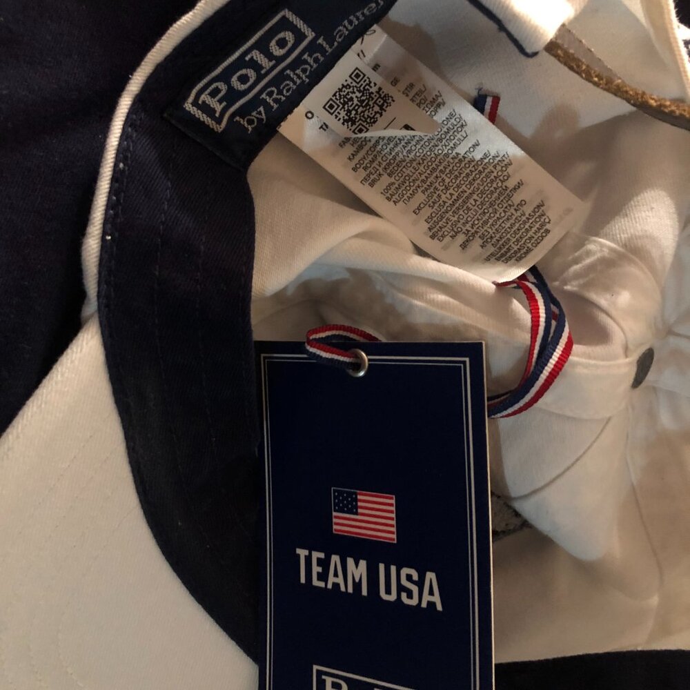 polo ralph lauren team usa 2024 men's new cotton hoodie and hat size: L - Picture 12 of 15